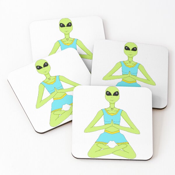 Item preview, Green alien, white background  designed and sold by AncientDreamer.