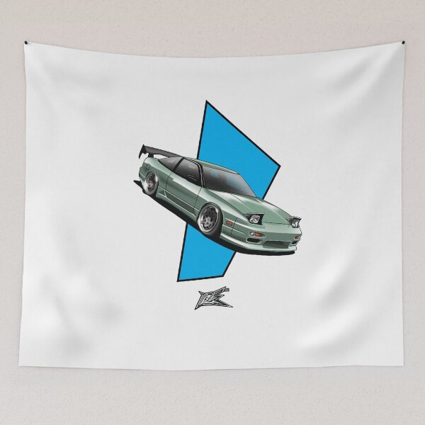 Item preview, nissan s13 silvia 240sx green  designed and sold by NaquashM.