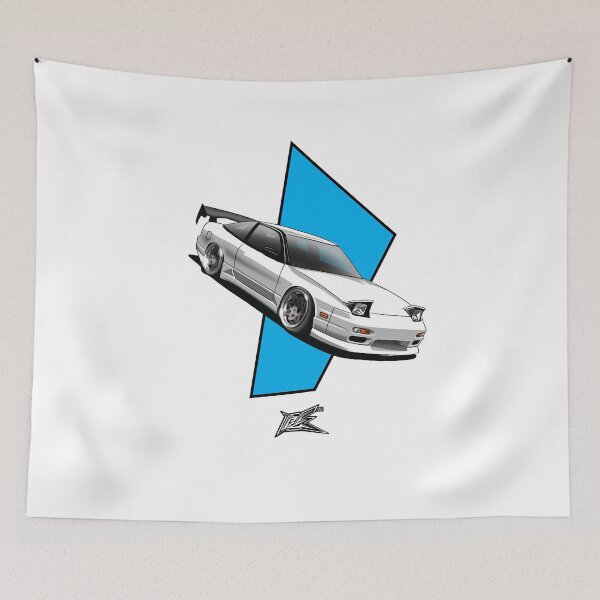 Item preview, nissan s13 silvia 240sx white  designed and sold by NaquashM.