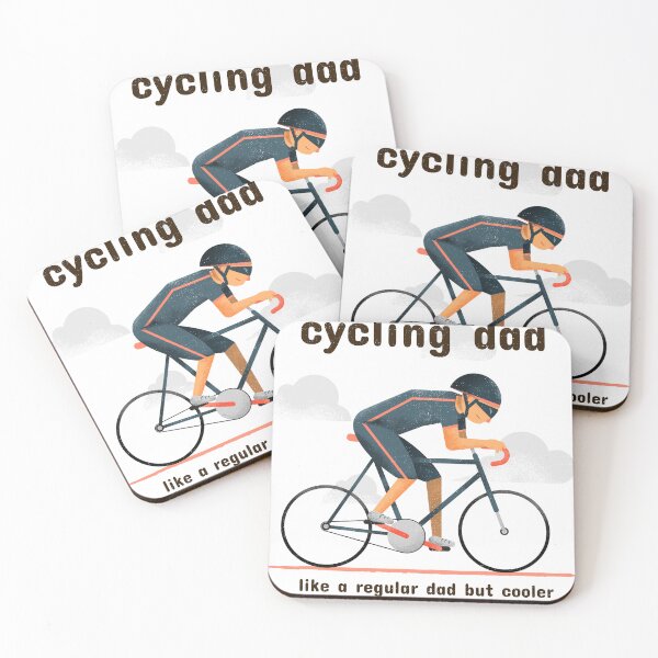 Item preview, Cycling dad. Like a regular dad but cooler designed and sold by FirstTimeTees.