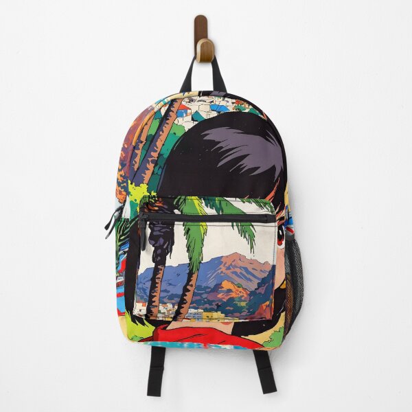 Item preview, Spain Beaches Retro Anime Girl 80s Vintage Travel designed and sold by Retro-Anime9.