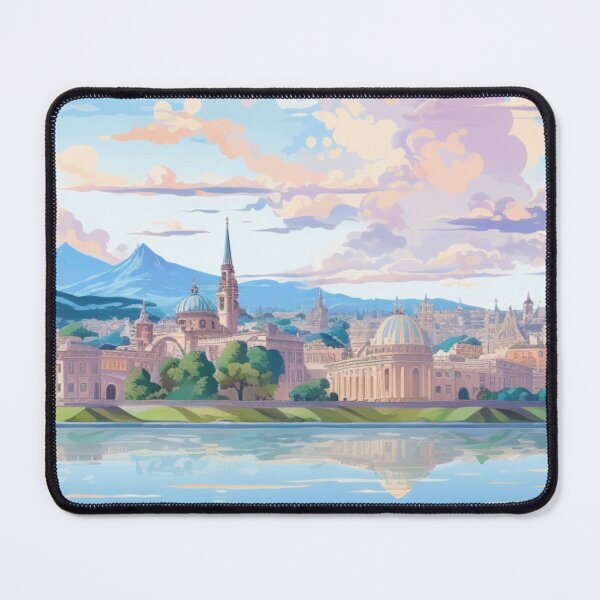 Item preview, Medieval Old Vintage City Painting Puzzle designed and sold by The Art of Kkatarynka.