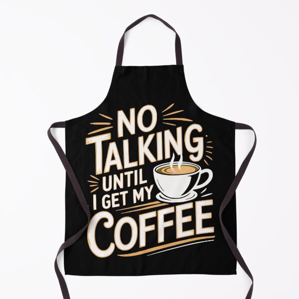 Item preview, No talking unitl i get my coffee designed and sold by JonathanP514.