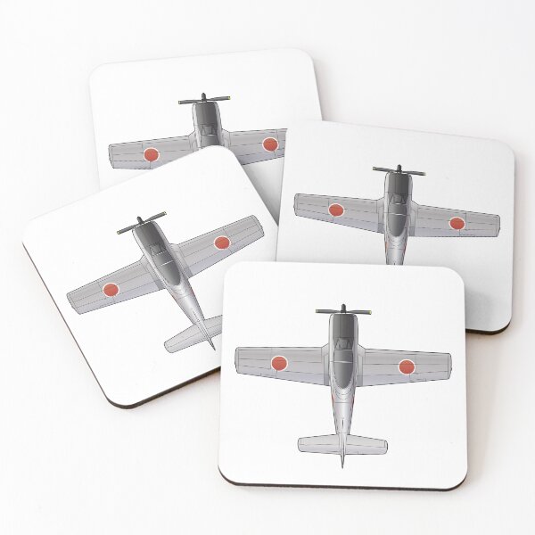 Item preview, JASDF T-28 Trojan Trainer Aircraft HD 4C Illustration designed and sold by MIL-ART-JPN.