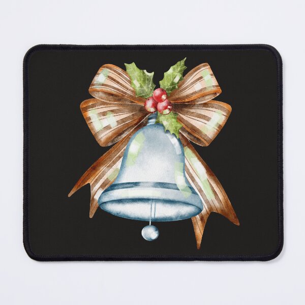 Item preview, Vintage Christmas silver bell designed and sold by pinkyfish1010.
