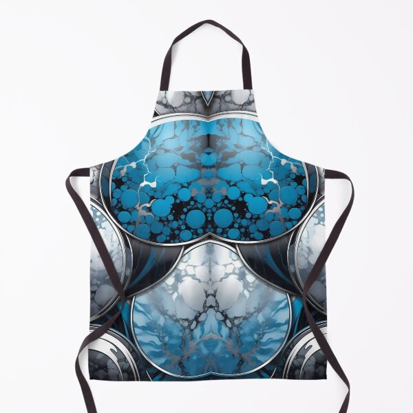 Item preview, Blue steel bubble abstract designed and sold by NolineXpression.