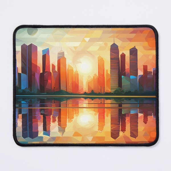 Item preview, Futuristic City Painting Puzzle Cartoon old town skyline designed and sold by The Art of Kkatarynka.
