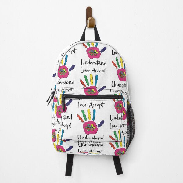 Artikelvorschau, Autismus, Liebe, Akzeptanz, Verständnis, Hand-Puzzleteil, Rosa, Schwarz entworfen und verkauft von TheSilentArtists.
