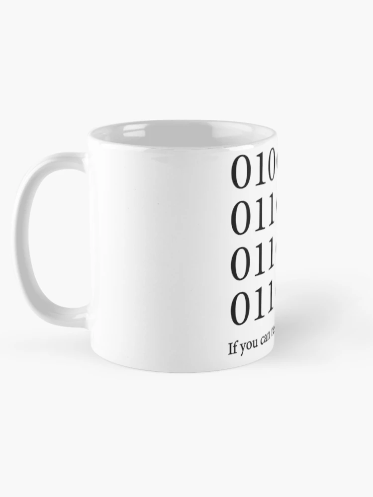 Thumbnail 5 of 6, Coffee Mug, Binary Code - Funny Programmer & Computer Science Coding Gift designed and sold by ScienceCorner.