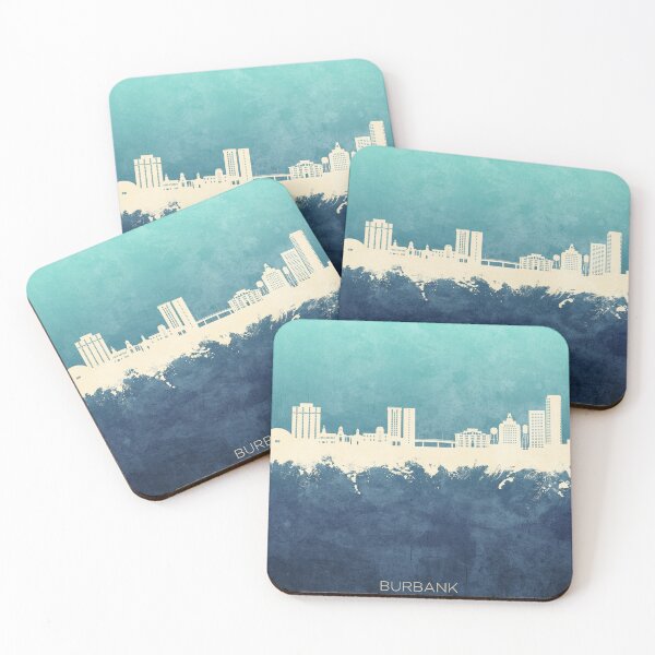 Item preview, Burbank California Skyline designed and sold by ArtPrints.