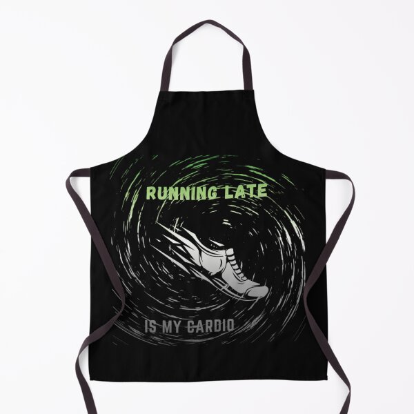 Item preview, Running late is my cardio, Aromantic Flag , running shoe in motion graphic, cardio, run, running, gym, funny, funny lgbtq designed and sold by PrideBeProud.