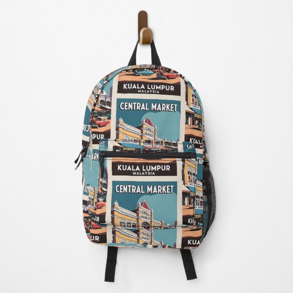 Item preview, Kuala Lumpur Central Market Malaysia Vintage Travel Tourism designed and sold by TravelersGems.