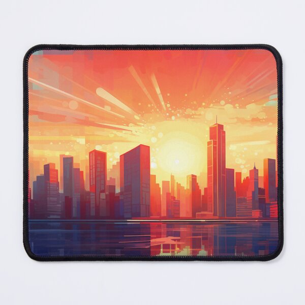 Item preview, Futuristic City Painting Puzzle Cartoon old town skyline designed and sold by The Art of Kkatarynka.