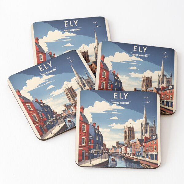 Item preview, Ely United Kingdom Vintage Travel Tourism  designed and sold by TravelersGems.