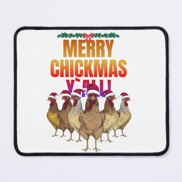 Item preview, Merry Chickmas Y`all. (Merry Chickmas you all) designed and sold by yoyola999.