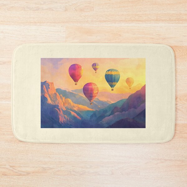 Item preview, Hot Air Balloon Over Mountains designed and sold by Alin Richard Iovănuț.