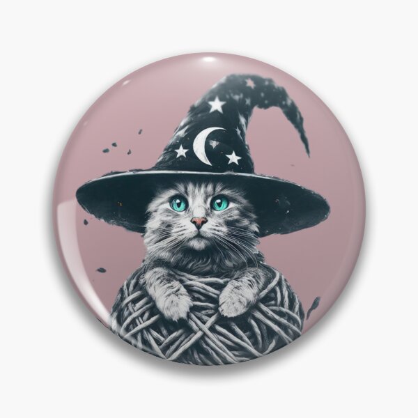Item preview, Magical Knitting Cat - Wizard in Yarn designed and sold by GOTEK.