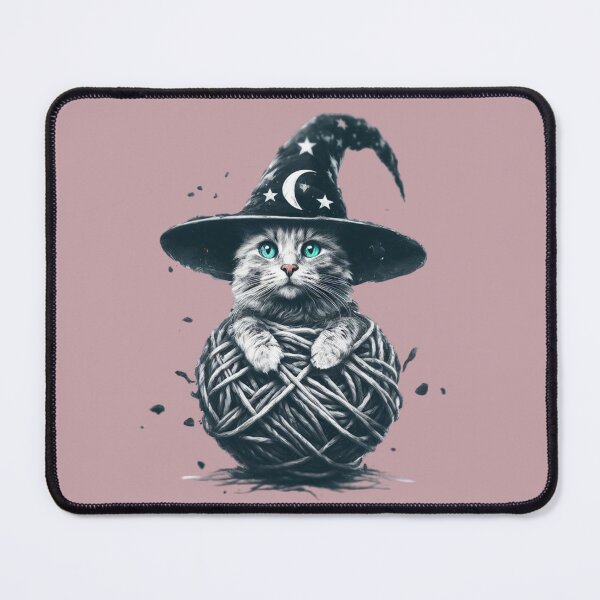Item preview, Magical Knitting Cat - Wizard in Yarn designed and sold by GOTEK.