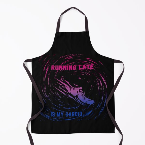 Item preview, Running late is my cardio, Bisexual Flag , running shoe in motion graphic, cardio, run, running, gym, funny, funny lgbtq designed and sold by PrideBeProud.