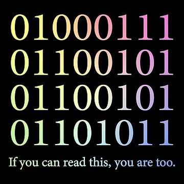Artwork thumbnail, Binary Code - Funny Programmer & Computer Science Coding Gift by ScienceCorner