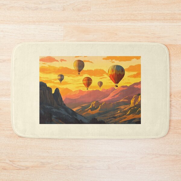 Item preview, Hot Air Balloon Over Mountains designed and sold by Alin Richard Iovănuț.