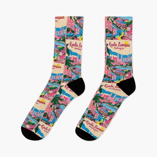 Item preview, Kuala Lumpur Malaysia Vintage Travel Tourism designed and sold by TravelersGems.