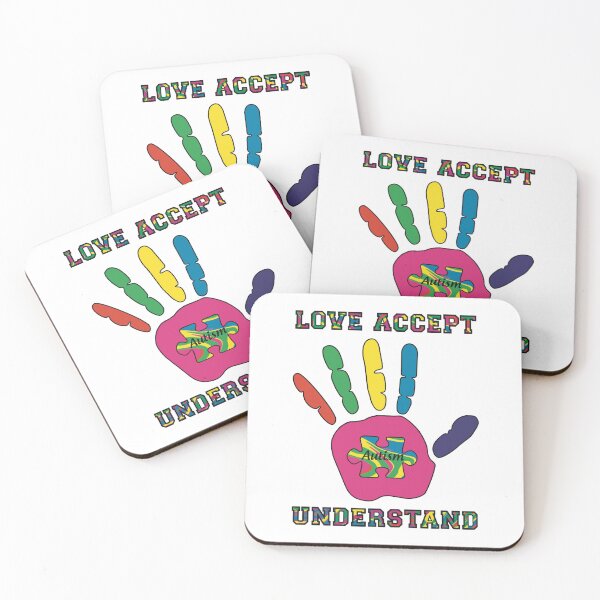 Artikelvorschau, Autismus, Liebe, Akzeptanz, Verständnis, Hand-Puzzleteil, Farbe: Rosa entworfen und verkauft von TheSilentArtists.