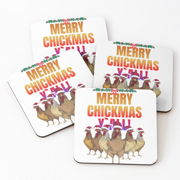 Item preview, Merry Chickmas Y`all. (Merry Chickmas you all) designed and sold by yoyola999.