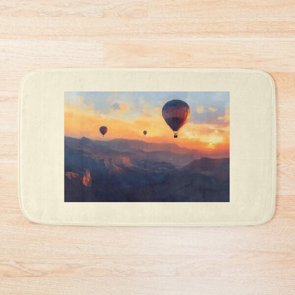 Item preview, Hot Air Balloon Over Mountains designed and sold by Alin Richard Iovănuț.