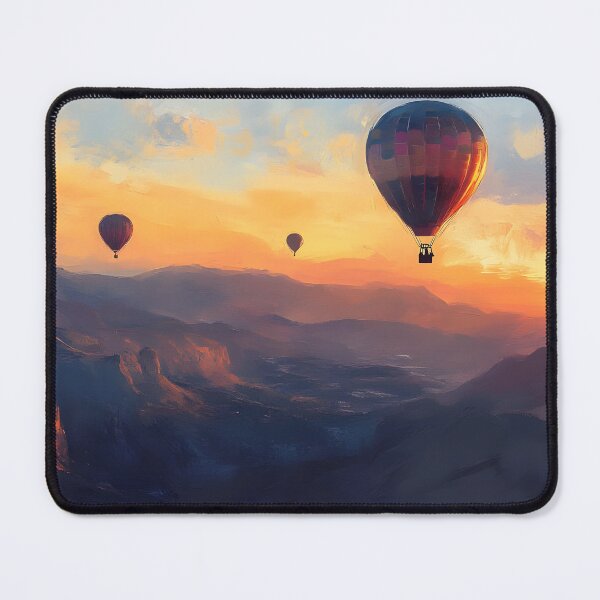 Item preview, Hot Air Balloon Over Mountains designed and sold by Alin Richard Iovănuț.