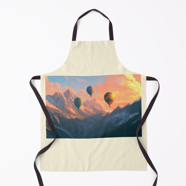 Item preview, Hot Air Balloon Over Mountains designed and sold by Alin Richard Iovănuț.