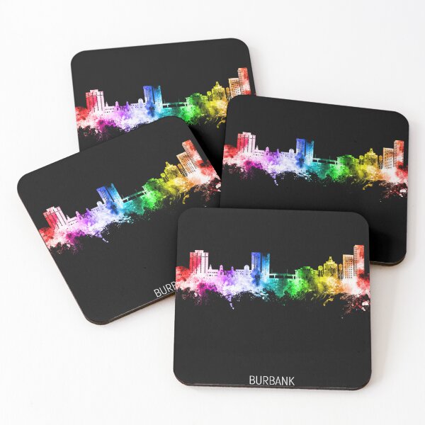 Item preview, Burbank California Skyline designed and sold by ArtPrints.
