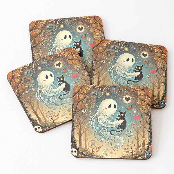 Item preview, Ghosts and Cats designed and sold by Crimson-Spell.