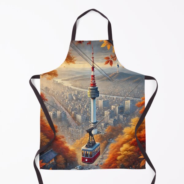 Item preview, N Seoul Tower Illustration designed and sold by unrealartwork.
