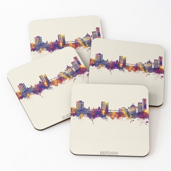 Item preview, Burbank California Skyline designed and sold by ArtPrints.