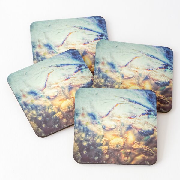 Item preview, IMAGE PRINT ONLY Mother of Pearl Art in Nature Fantasy Under the Ocean Scene inside Abalone Shell designed and sold by Beachy.
