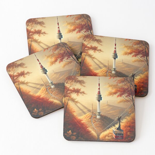 Item preview, N Seoul Tower Illustration designed and sold by unrealartwork.