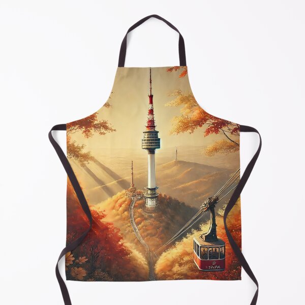 Item preview, N Seoul Tower Illustration designed and sold by unrealartwork.