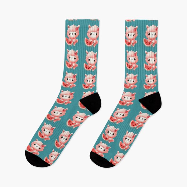Item preview, llama with watermelon designed and sold by jkrphoto.