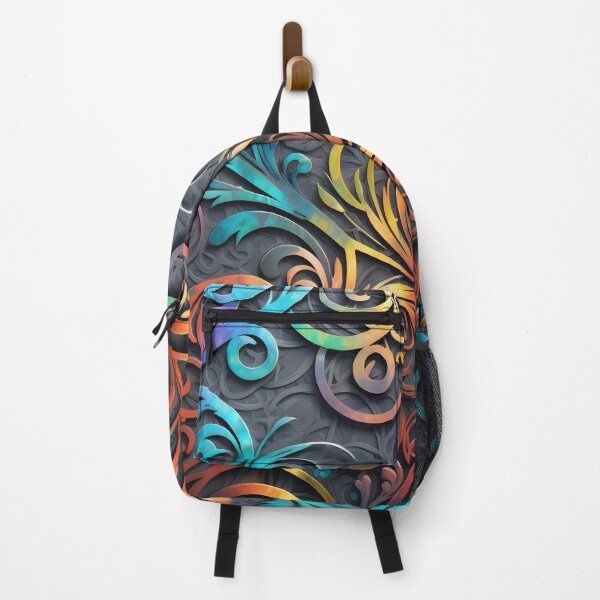 Item preview, Colorful ornate scrollwork designed and sold by NolineXpression.