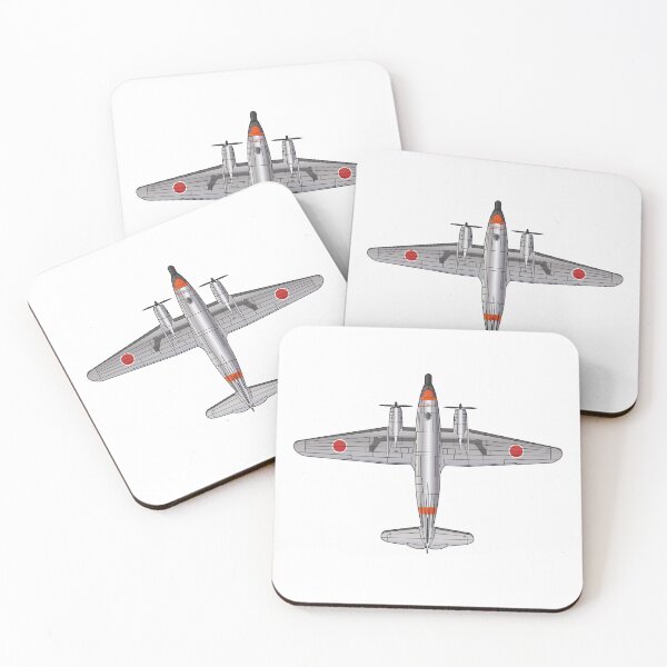 Item preview, JASDF EC-46D Commando Electronic warfare training aircraft HD 4C Illustration designed and sold by MIL-ART-JPN.