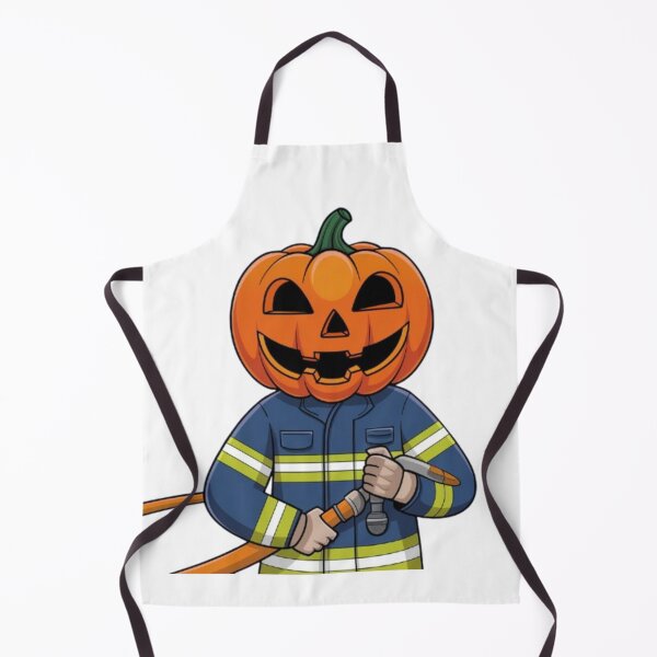 Item preview, Pumpkin Firefighter Halloween Fun designed and sold by FugitiveLJ27.