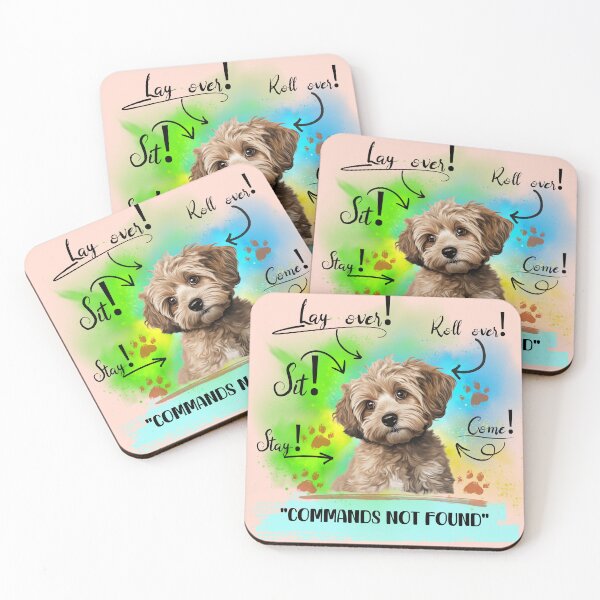 Item preview, Dogs Commands Funny Maltipoo  designed and sold by The Art of Kkatarynka.