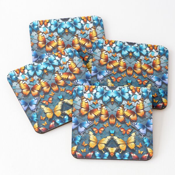 Item preview, Vibrant butterfly garden designed and sold by NolineXpression.