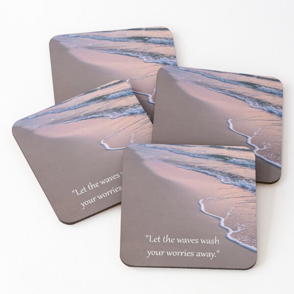 Item preview, Beach - Let the waves wash your worry away designed and sold by ArtPawsitiveDE.