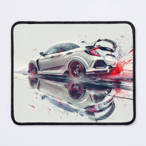 Artikelvorschau, 2017 Honda Civic Type R FK8 Championship Weiß entworfen und verkauft von motomojo69.