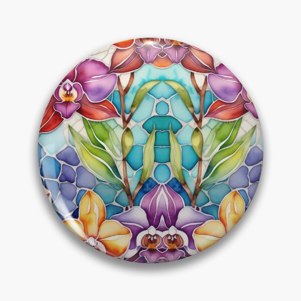 Artikelvorschau, Aquarell bunte Orchideen entworfen und verkauft von NolineXpression.