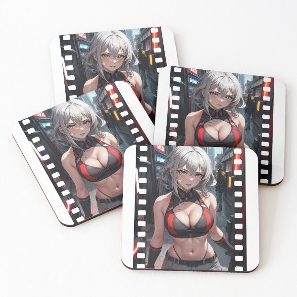 Item preview, Sexy Athletic Manga Girl Movie Scene Illustration designed and sold by Hungry-Murphy.