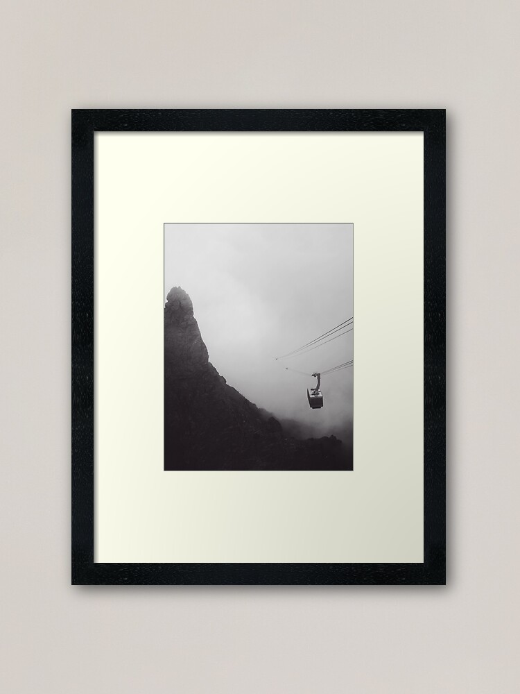 Thumbnail 1 of 7, Framed Art Print, Cable car to Kasprowy Wierch - Polish Tatra - Poland - SELLENNIUM designed and sold by SimonGA.