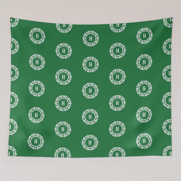 Item preview, Chain Link Letter H with Bold Geometric Emblem  designed and sold by rasagamastore.